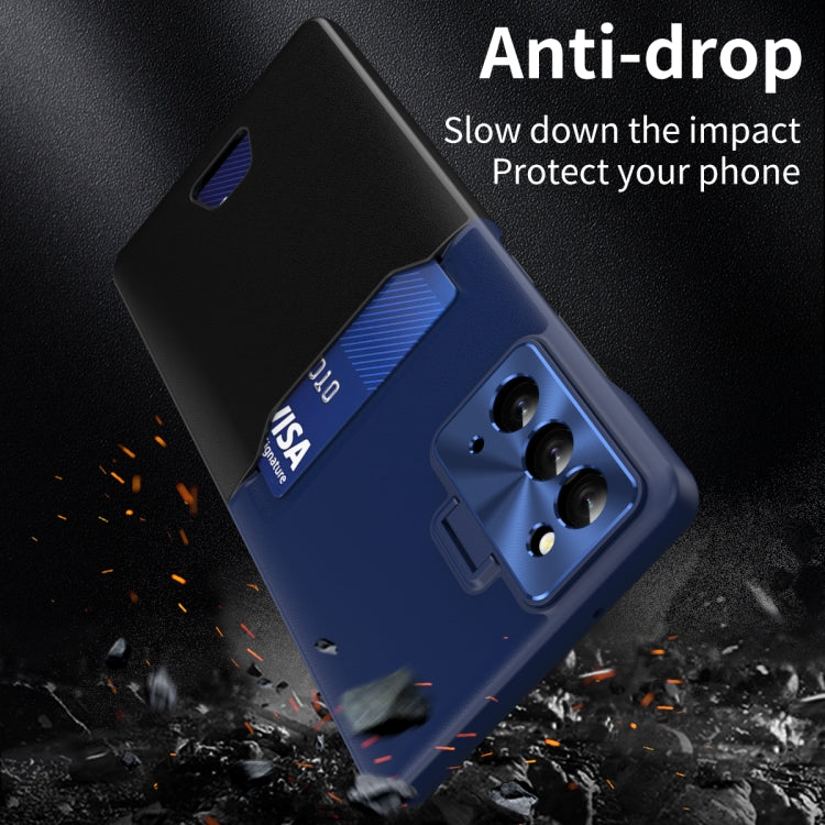 For Samsung Galaxy Note20 Two-Color Invisible Lens Holder Phone Case