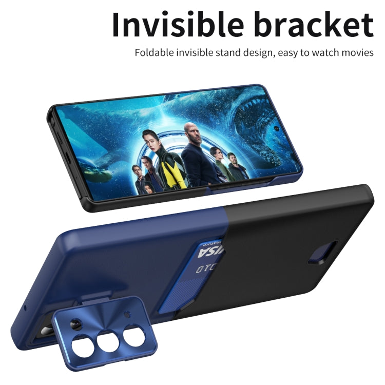 For Samsung Galaxy Note20 Two-Color Invisible Lens Holder Phone Case