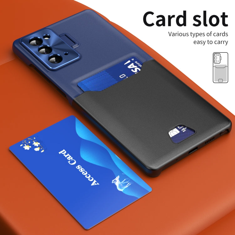 For Samsung Galaxy Note20 Two-Color Invisible Lens Holder Phone Case