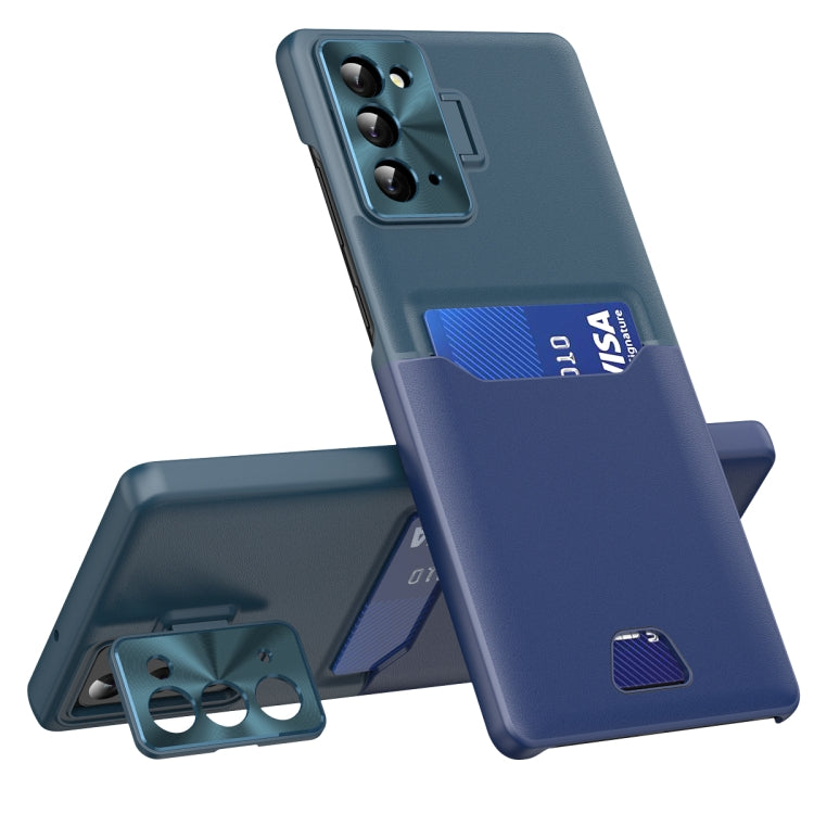For Samsung Galaxy Note20 Two-Color Invisible Lens Holder Phone Case