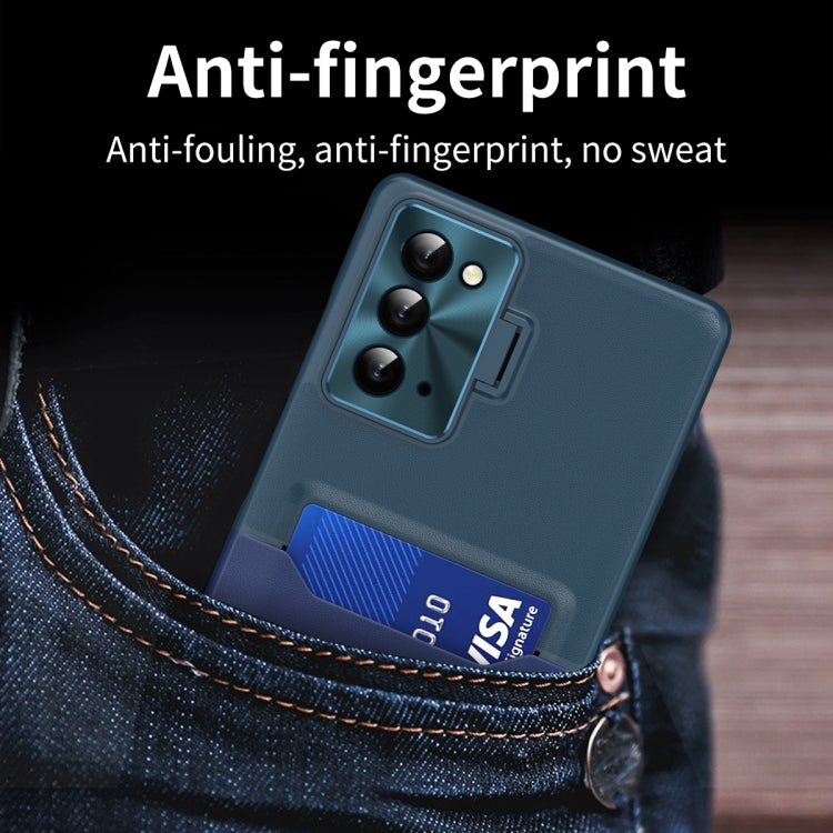 For Samsung Galaxy Note20 Two-Color Invisible Lens Holder Phone Case
