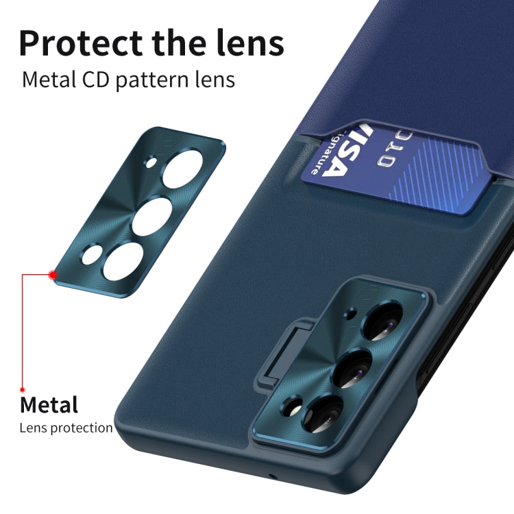 For Samsung Galaxy Note20 Two-Color Invisible Lens Holder Phone Case