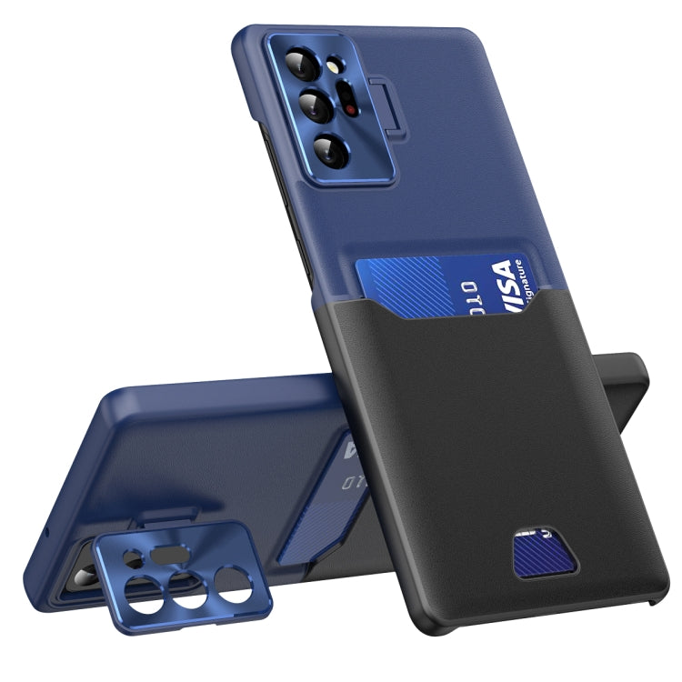 For Samsung Galaxy Note20 Ultra Two-Color Invisible Lens Holder Phone Case