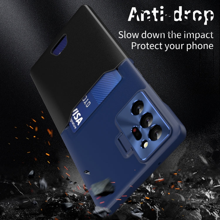 For Samsung Galaxy Note20 Ultra Two-Color Invisible Lens Holder Phone Case