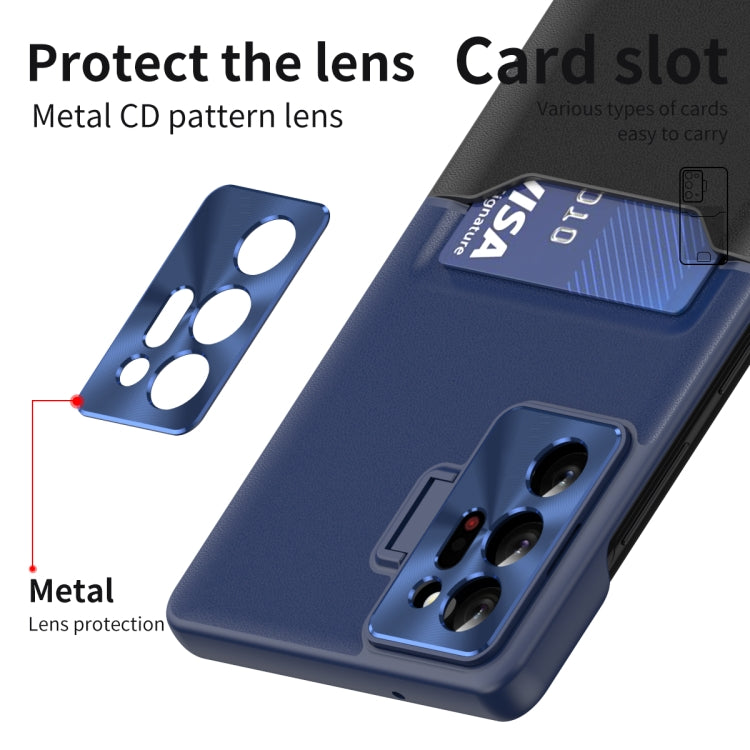 For Samsung Galaxy Note20 Ultra Two-Color Invisible Lens Holder Phone Case