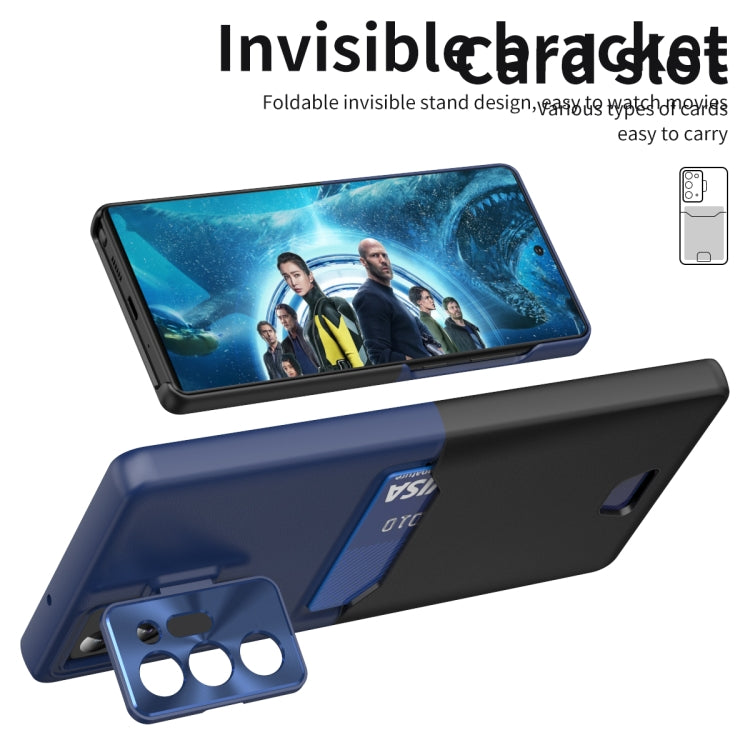 For Samsung Galaxy Note20 Ultra Two-Color Invisible Lens Holder Phone Case