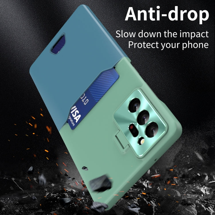 For Samsung Galaxy Note20 Ultra Two-Color Invisible Lens Holder Phone Case