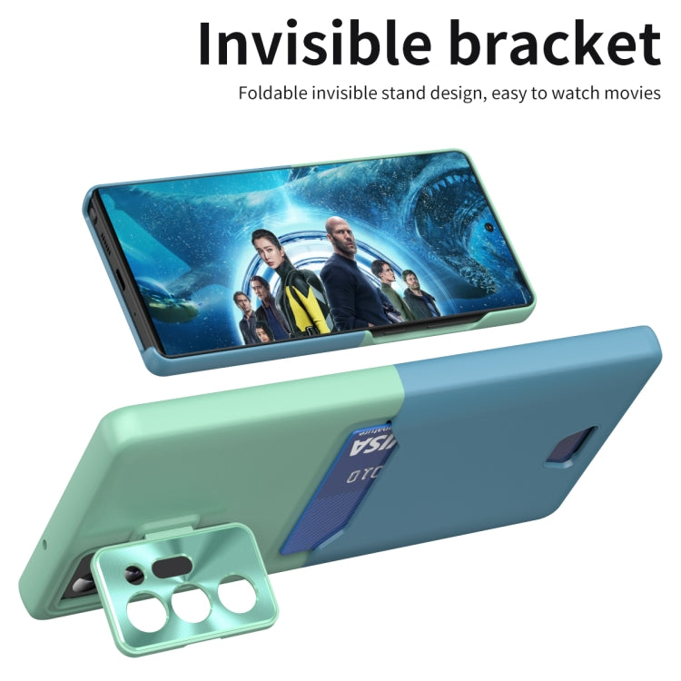 For Samsung Galaxy Note20 Ultra Two-Color Invisible Lens Holder Phone Case