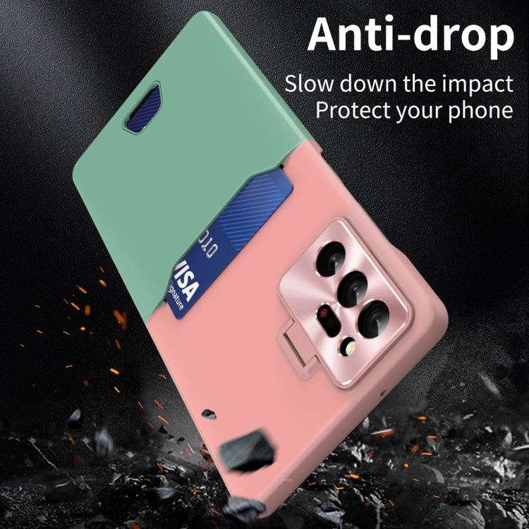 For Samsung Galaxy Note20 Ultra Two-Color Invisible Lens Holder Phone Case