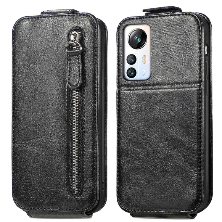 For Blackview A85 Zipper Wallet Vertical Flip Leather Phone Case