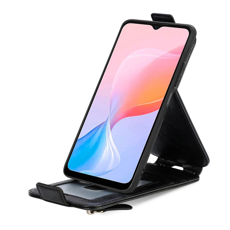 For Blackview A85 Zipper Wallet Vertical Flip Leather Phone Case