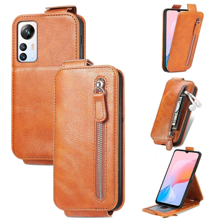 For Blackview A85 Zipper Wallet Vertical Flip Leather Phone Case