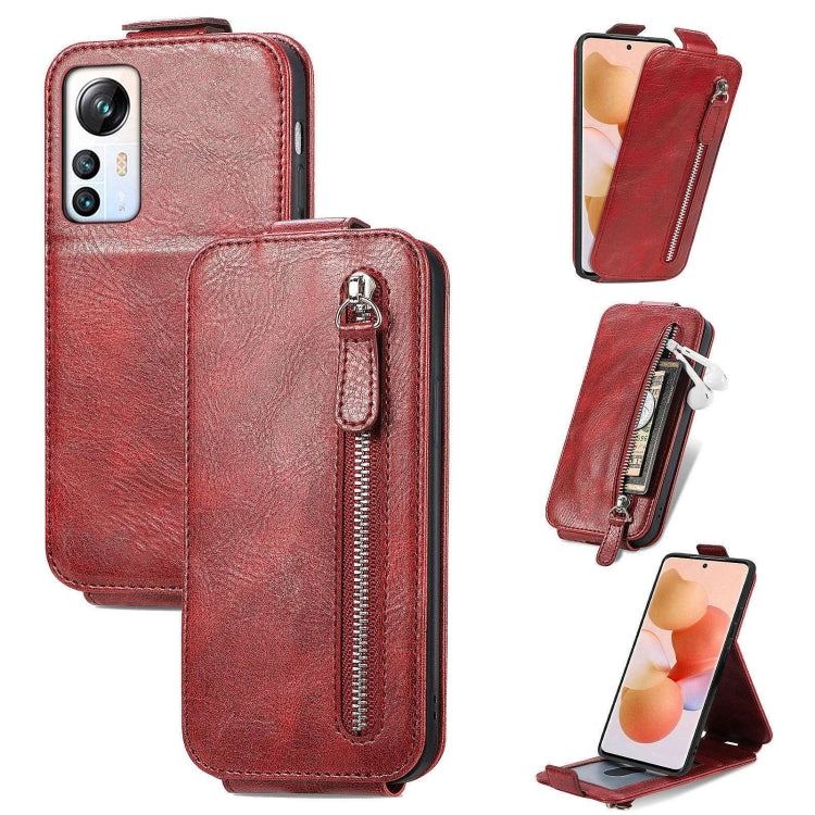 For Blackview A85 Zipper Wallet Vertical Flip Leather Phone Case