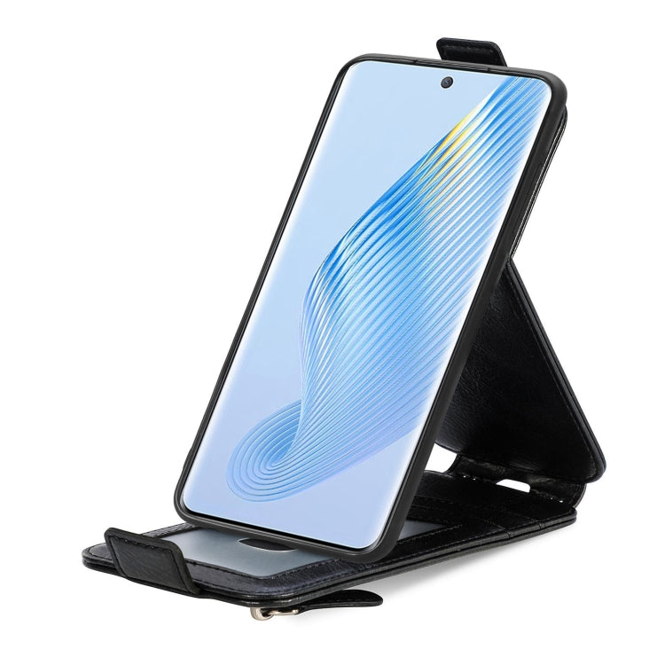 For Honor Magic5 Zipper Wallet Vertical Flip Leather Phone Case