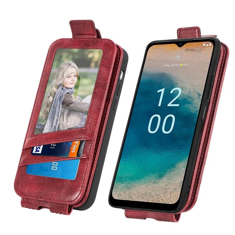 For Nokia G22 Zipper Wallet Vertical Flip Leather Phone Case