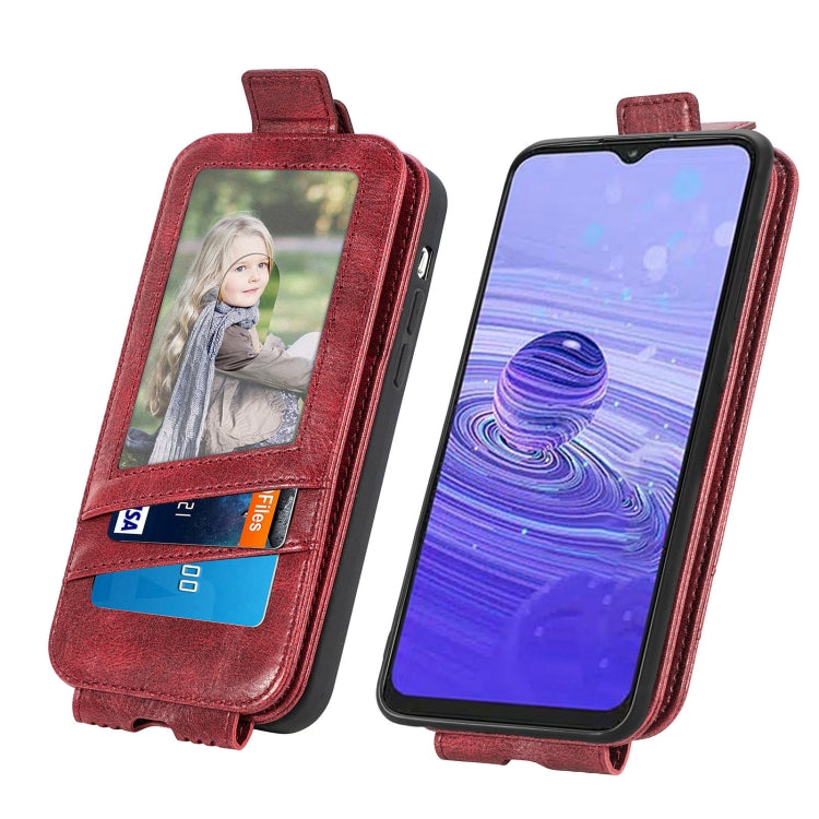 For TCL 40R Zipper Wallet Vertical Flip Leather Phone Case