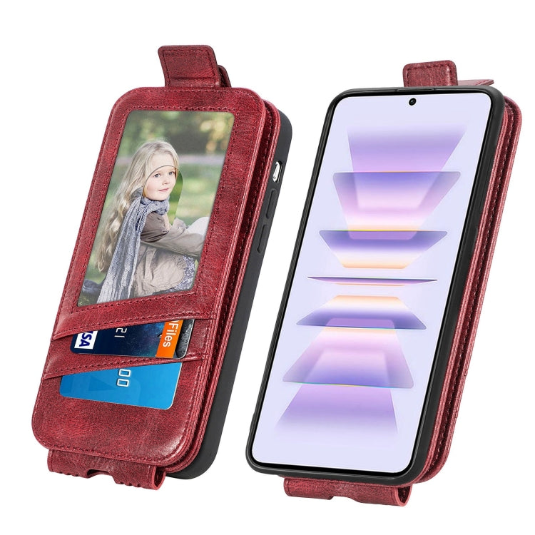 For Xiaomi Redmi K60 Pro Zipper Wallet Vertical Flip Leather Phone Case