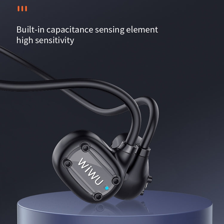 WIWU Marathon SE Air Conduction Wireless Bluetooth Sports Earphone(Black)