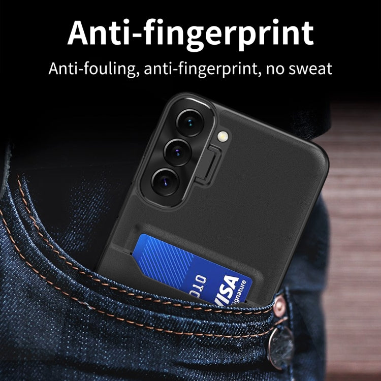 For Samsung Galaxy S22 5G Pure Color Invisible Lens Holder Phone Case