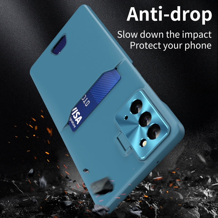 For Samsung Galaxy Note20 Pure Color Invisible Lens Holder Phone Case