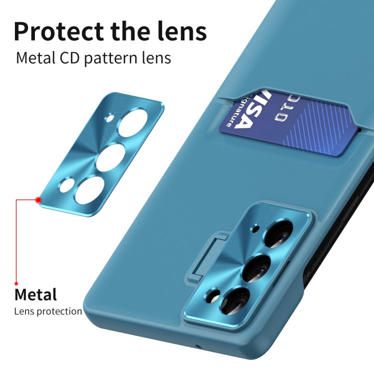 For Samsung Galaxy Note20 Pure Color Invisible Lens Holder Phone Case