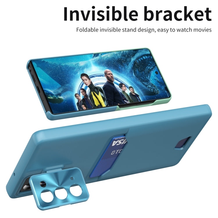 For Samsung Galaxy Note20 Pure Color Invisible Lens Holder Phone Case