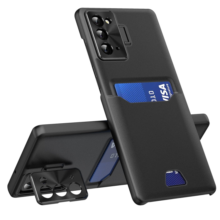 For Samsung Galaxy Note20 Pure Color Invisible Lens Holder Phone Case