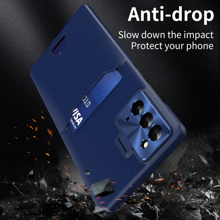 For Samsung Galaxy Note20 Pure Color Invisible Lens Holder Phone Case