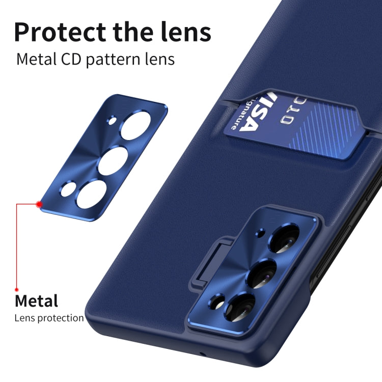 For Samsung Galaxy Note20 Pure Color Invisible Lens Holder Phone Case