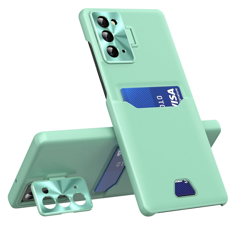For Samsung Galaxy Note20 Pure Color Invisible Lens Holder Phone Case