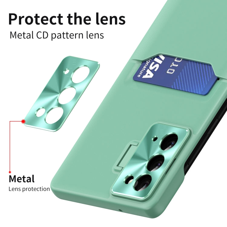 For Samsung Galaxy Note20 Pure Color Invisible Lens Holder Phone Case