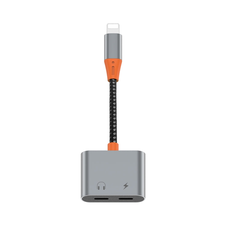 WIWU LT09 8 Pin Male to Dual 8 Pin Female Audio Earphone Adapter