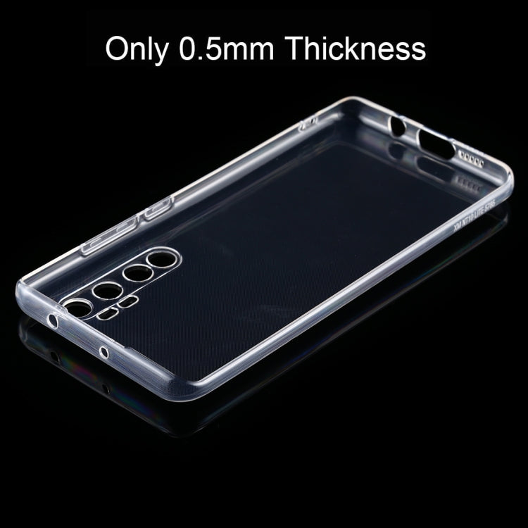 For Xiaomi Mi Note 10 Lite 0.5mm Ultra-Thin Transparent TPU Protective Case