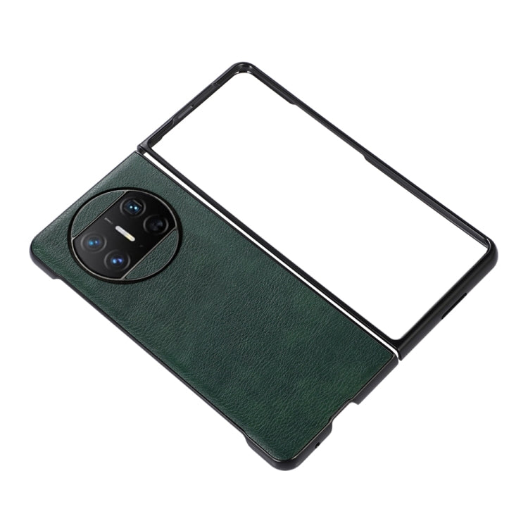 For Huawei Mate X3 Two-color Litchi Texture PU Phone Case