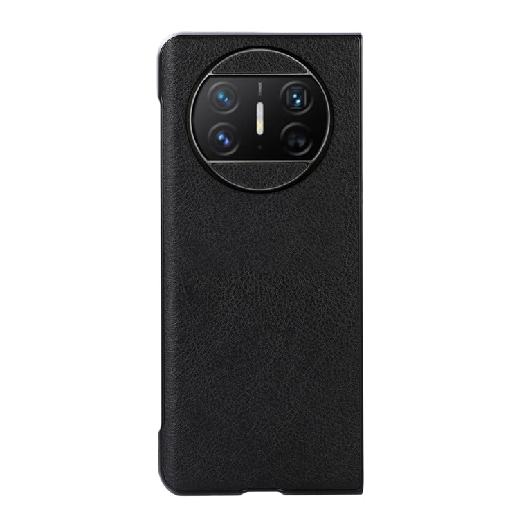 For Huawei Mate X3 Two-color Litchi Texture PU Phone Case