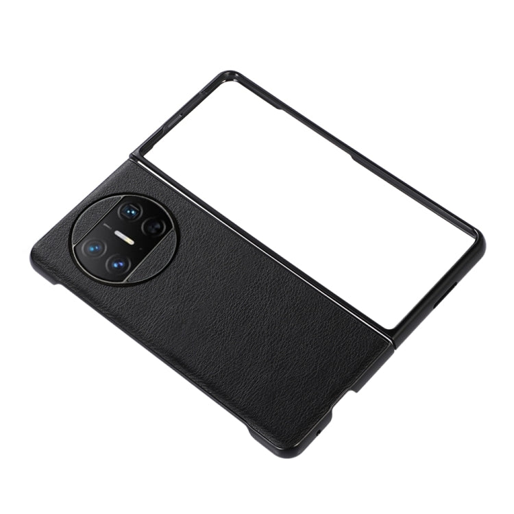 For Huawei Mate X3 Two-color Litchi Texture PU Phone Case