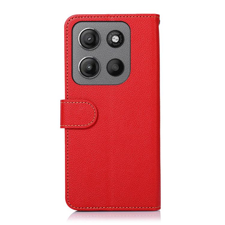 For Motorola Moto G15 4G / G05 KHAZNEH Litchi Texture Leather RFID Phone Case