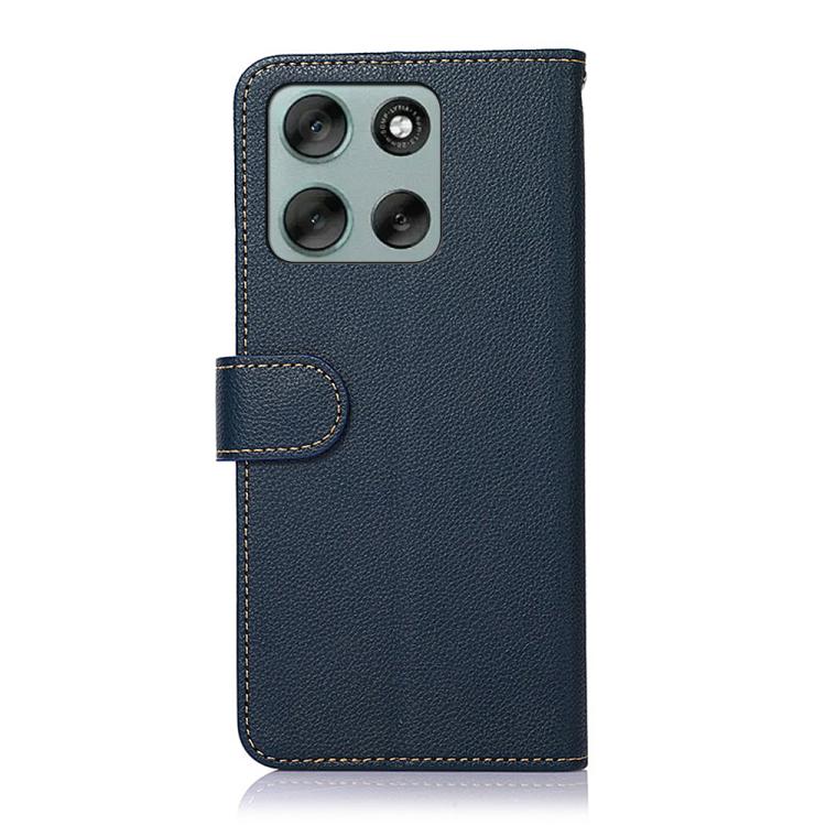 For Motorola Moto G86 Power KHAZNEH Litchi Texture Leather RFID Phone Case
