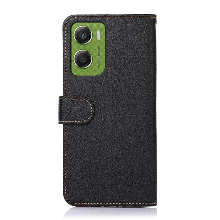 For Motorola Moto G06 4G KHAZNEH Litchi Texture Leather RFID Phone Case