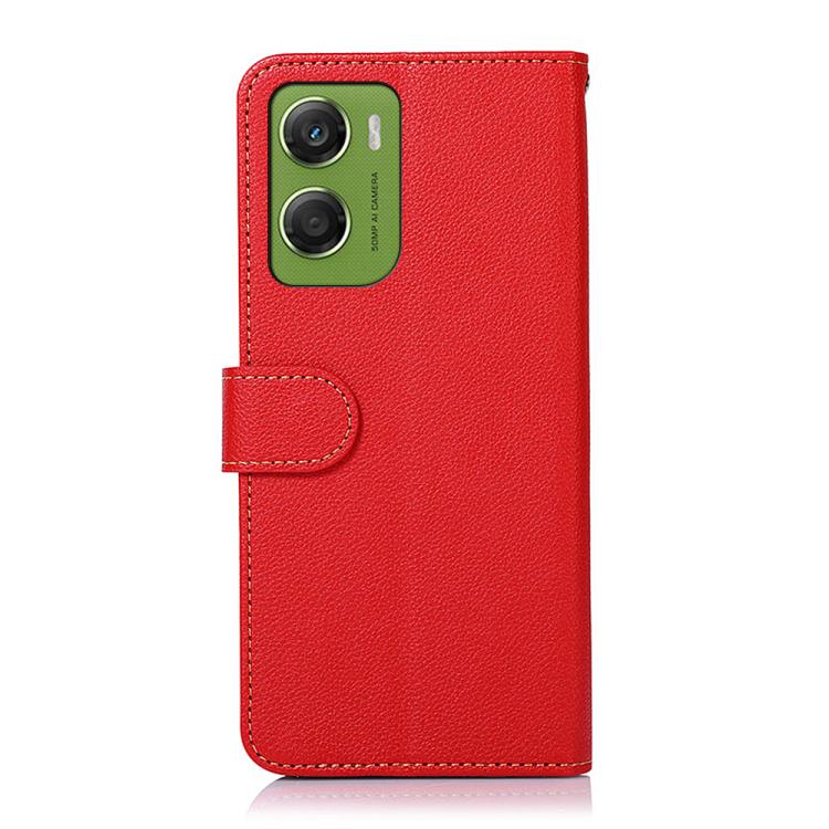 For Motorola Moto G06 4G KHAZNEH Litchi Texture Leather RFID Phone Case