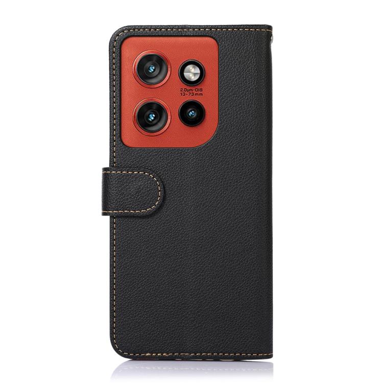For Motorola Edge 60 Neo 5G KHAZNEH Litchi Texture Leather RFID Phone Case