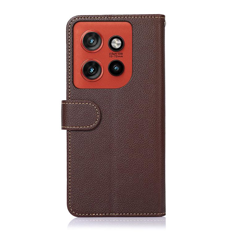 For Motorola Edge 60 Neo 5G KHAZNEH Litchi Texture Leather RFID Phone Case