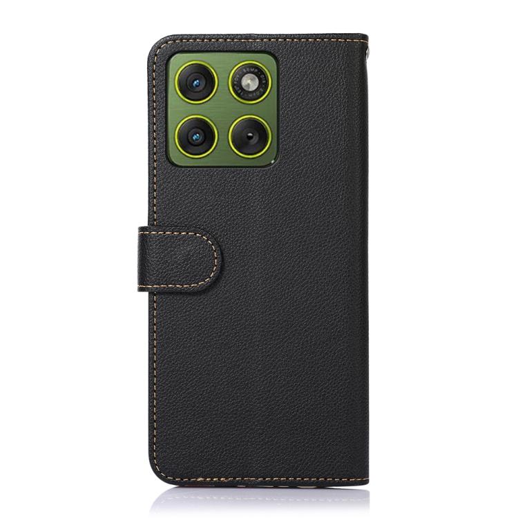 For Motorola Edge 70 5G KHAZNEH Litchi Texture Leather RFID Phone Case