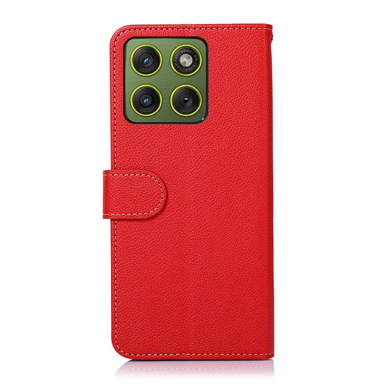 For Motorola Edge 70 5G KHAZNEH Litchi Texture Leather RFID Phone Case