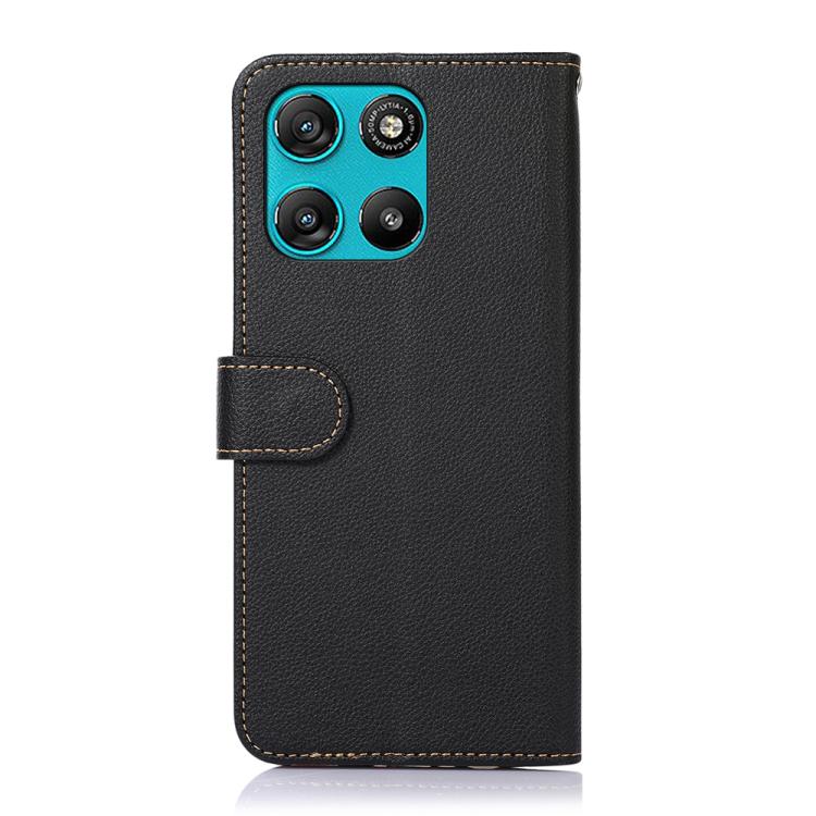 For Motorola Moto G57 Power/G67 Power KHAZNEH Litchi Texture Leather RFID Phone Case