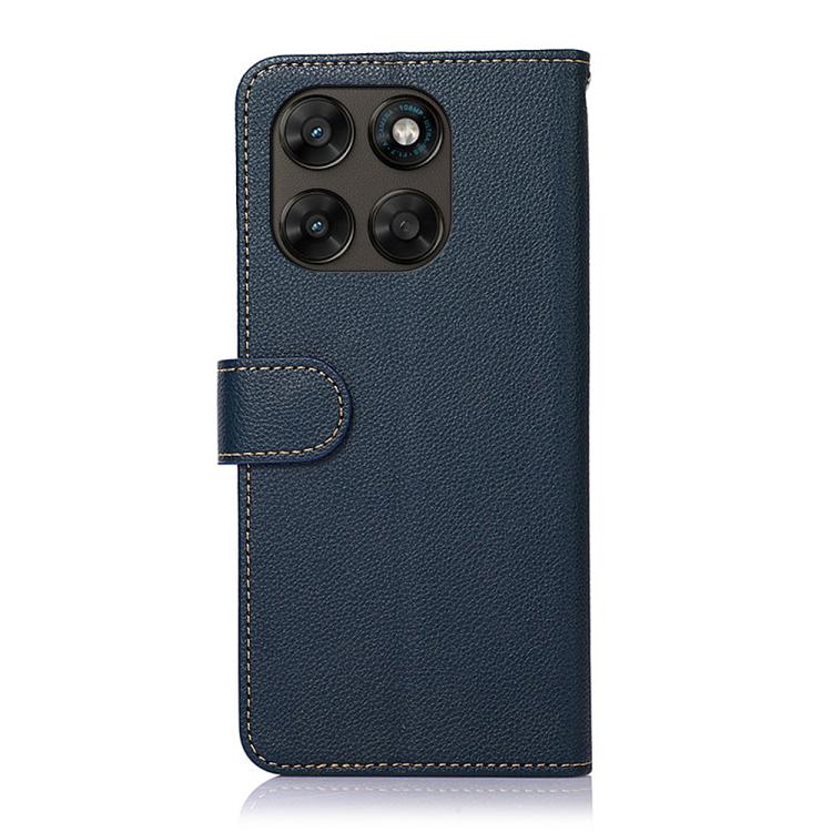 For Motorola Moto G77 5G / G67 5G KHAZNEH Litchi Texture Leather RFID Phone Case
