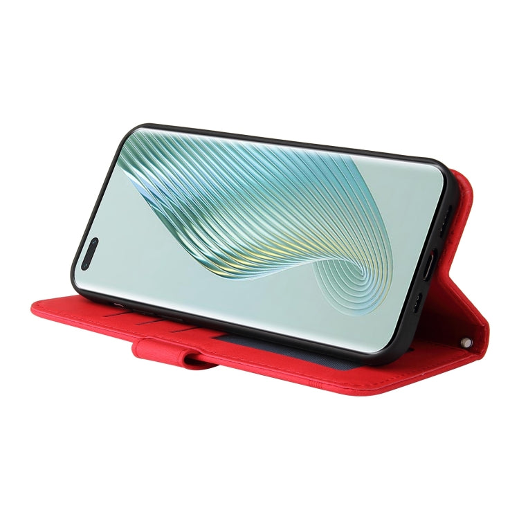 For Honor Magic5 Pro Skin Feel Life Tree Metal Button Leather Phone Case