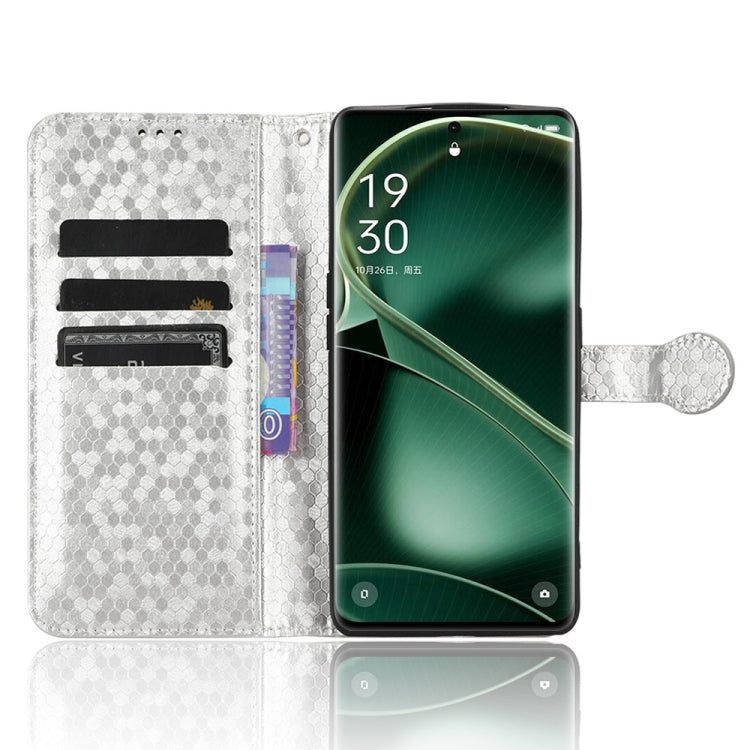 For OPPO Find X6 5G Honeycomb Dot Texture Leather Phone Case