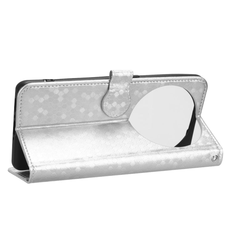 For OPPO Find X6 5G Honeycomb Dot Texture Leather Phone Case