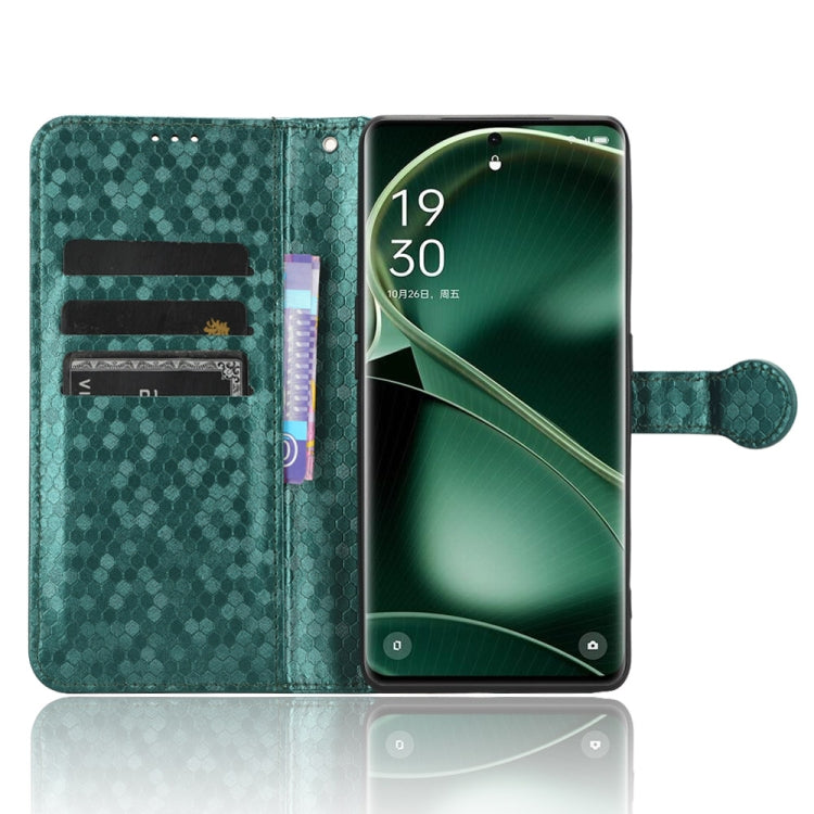 For OPPO Find X6 Pro 5G Honeycomb Dot Texture Leather Phone Case